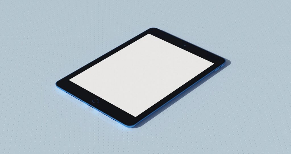 Single Digital Tablet Mockup: Modern Tech Display